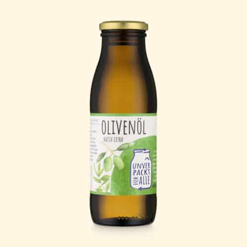 Olivenöl in der Mehrweg Pfandflasche