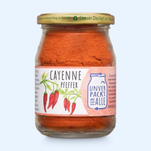 Cayenne Pfeffer im Mehrweg Pfand Glas